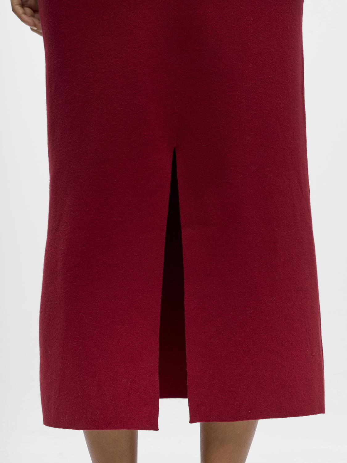 OBJREYNARD Midi Skirt - Karanda Red - VERO MODA & VILA Bergvik